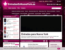 Tablet Screenshot of entradasennuevayork.es